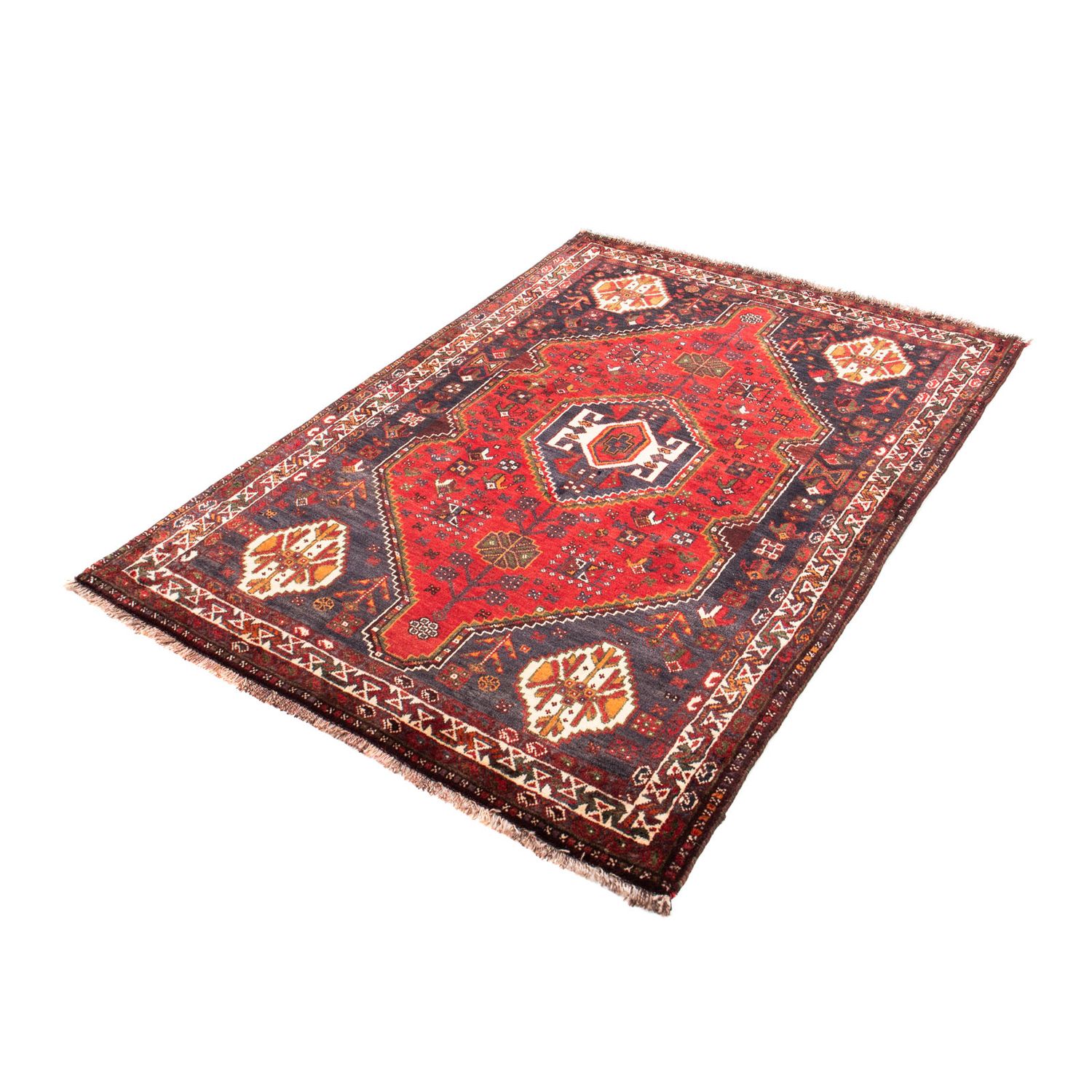 Perser Rug - Nomadic - 170 x 116 cm - dark red