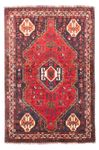 Tapis persan - Nomadic - 170 x 116 cm - rouge foncé