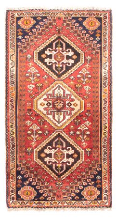 Tapis persan - Nomadic - 153 x 80 cm - rouge foncé