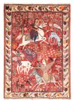 Tapis persan - Nomadic - 163 x 110 cm - rouge clair