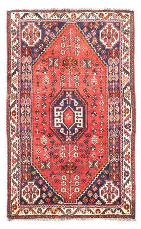 Tapis persan - Nomadic - 170 x 100 cm - rouge foncé