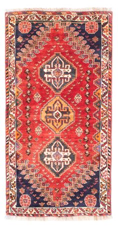 Tapis persan - Nomadic - 165 x 84 cm - rouge