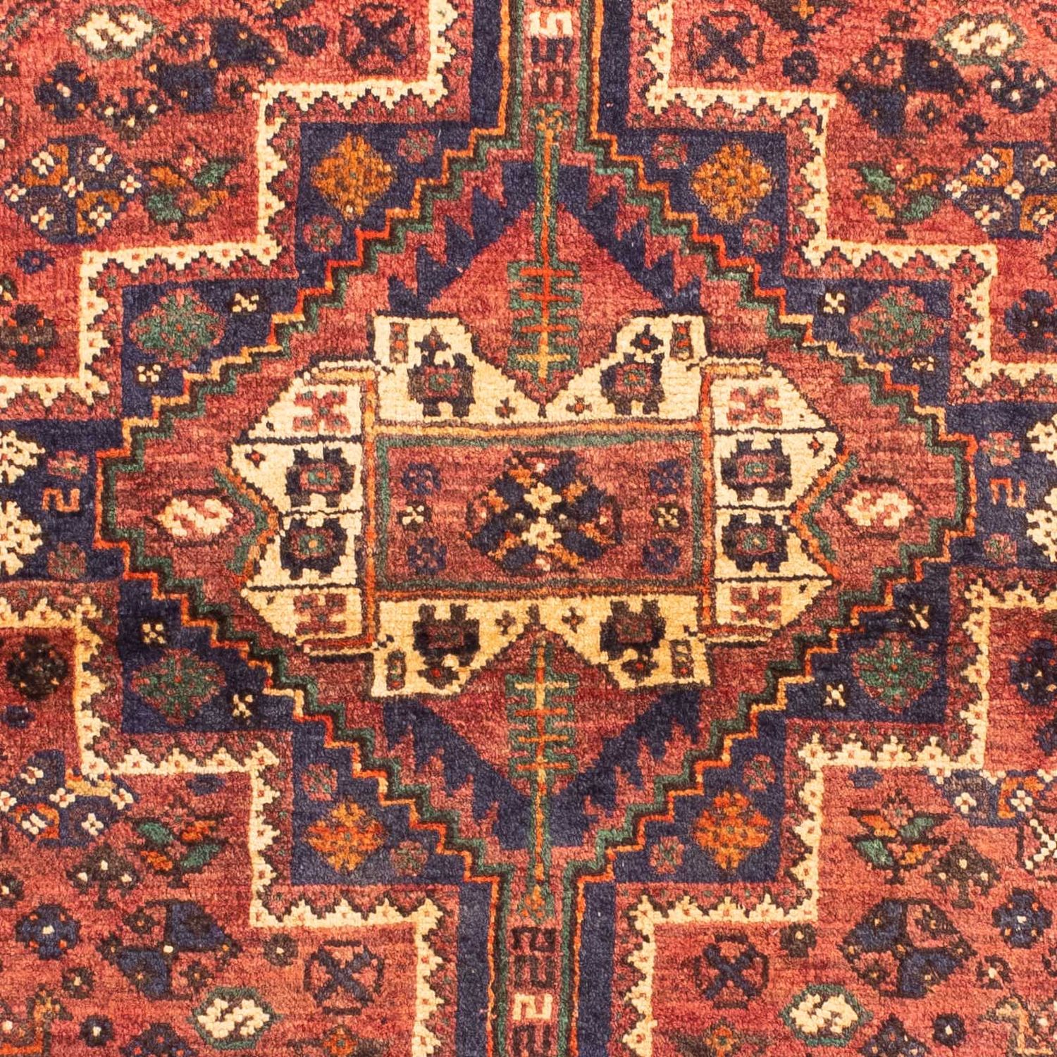 Alfombra persa - Nómada - 154 x 114 cm - rojo claro