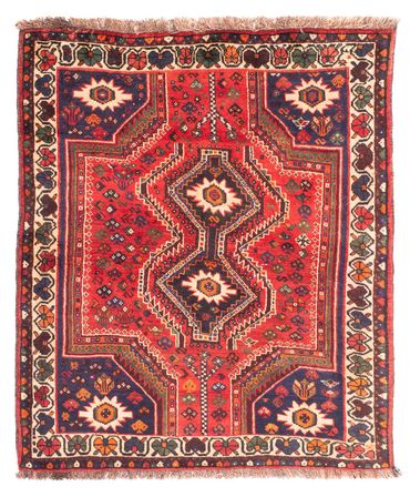 Perser Rug - Nomadic - 150 x 118 cm - dark red