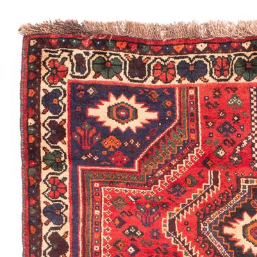 Tapis persan - Nomadic - 150 x 118 cm - rouge foncé