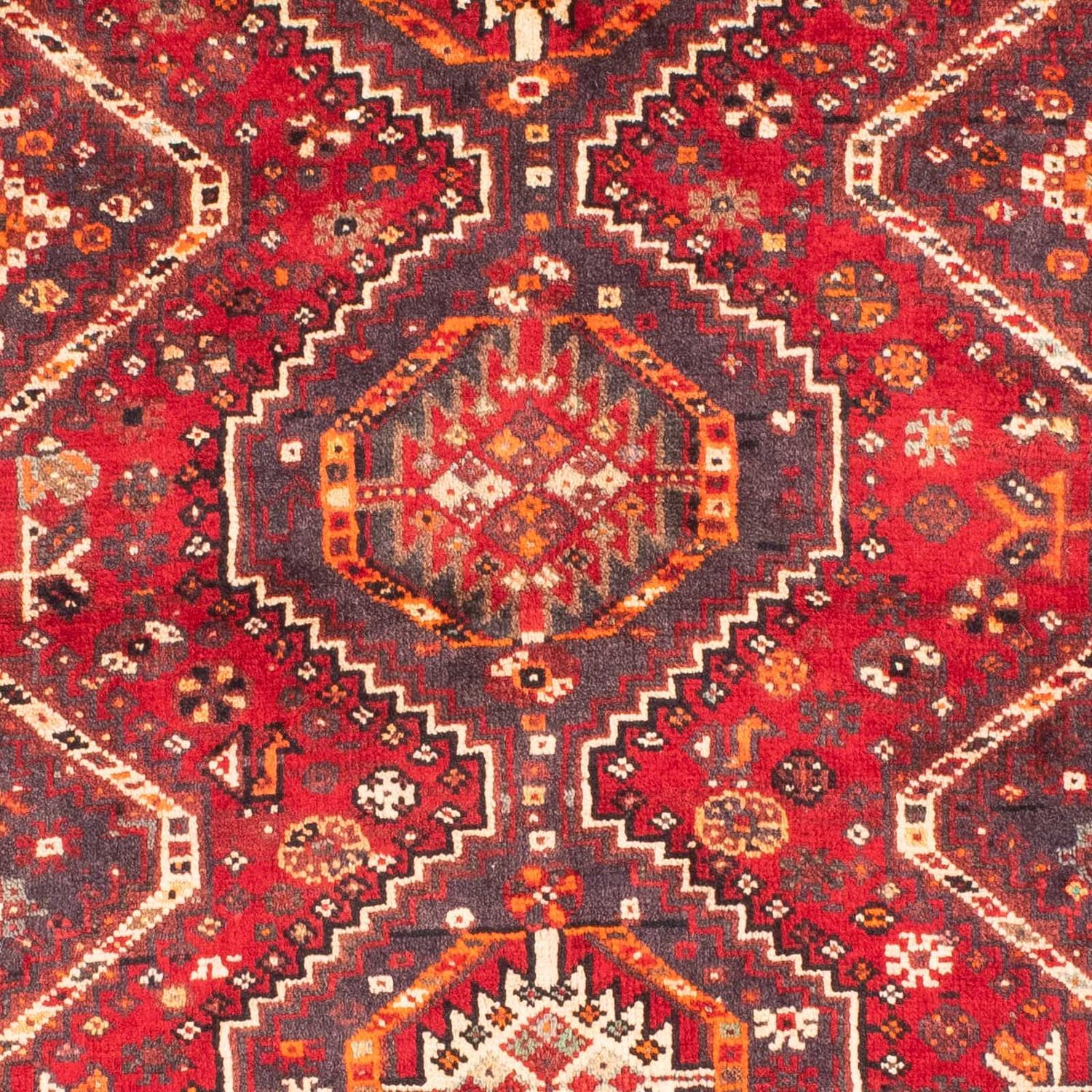 Alfombra persa - Nómada - 170 x 116 cm - rojo oscuro