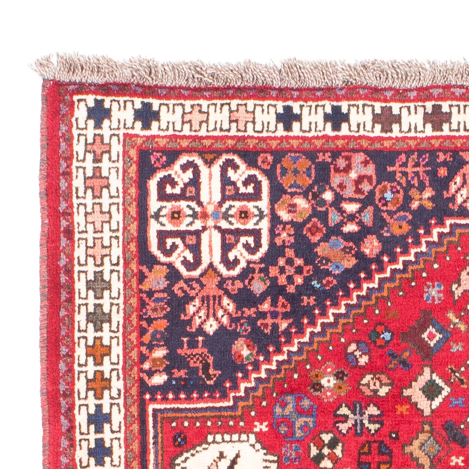 Tapis persan - Nomadic - 147 x 106 cm - rouge