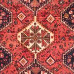 Tapis persan - Nomadic - 145 x 120 cm - rouge foncé