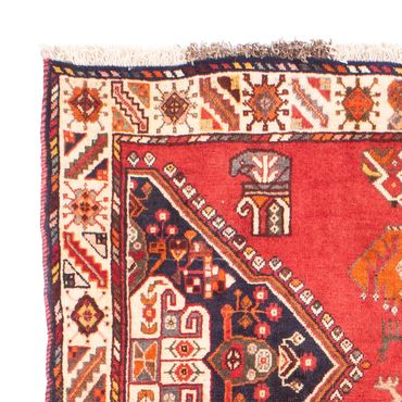 Tapis persan - Nomadic - 182 x 112 cm - rouge foncé