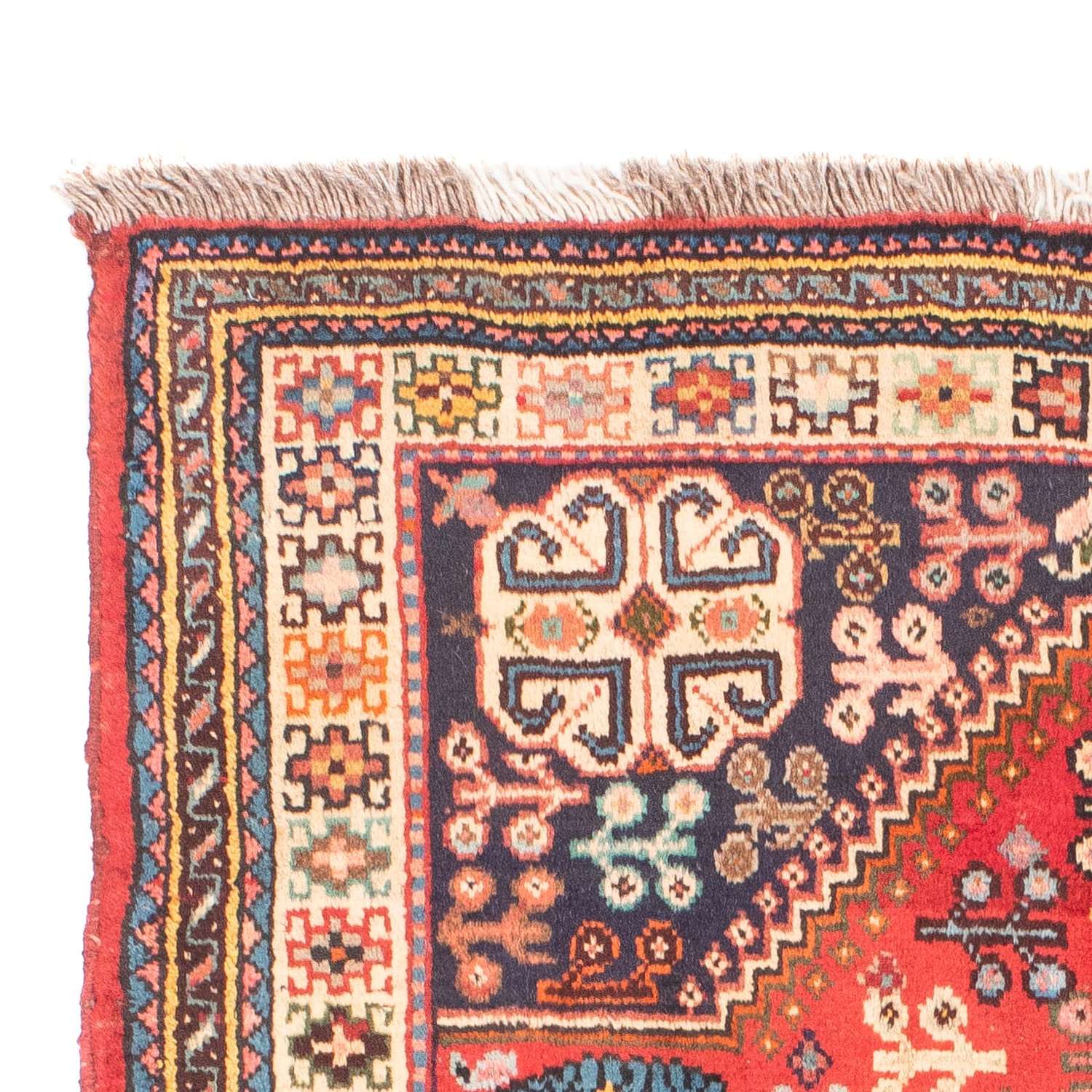 Persisk teppe - Nomadisk - 175 x 110 cm - mørk rød