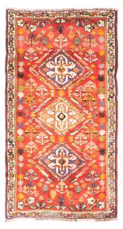 Perser Rug - Nomadic - 152 x 81 cm - red