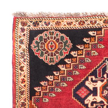 Tapis persan - Nomadic - 155 x 110 cm - rouge foncé