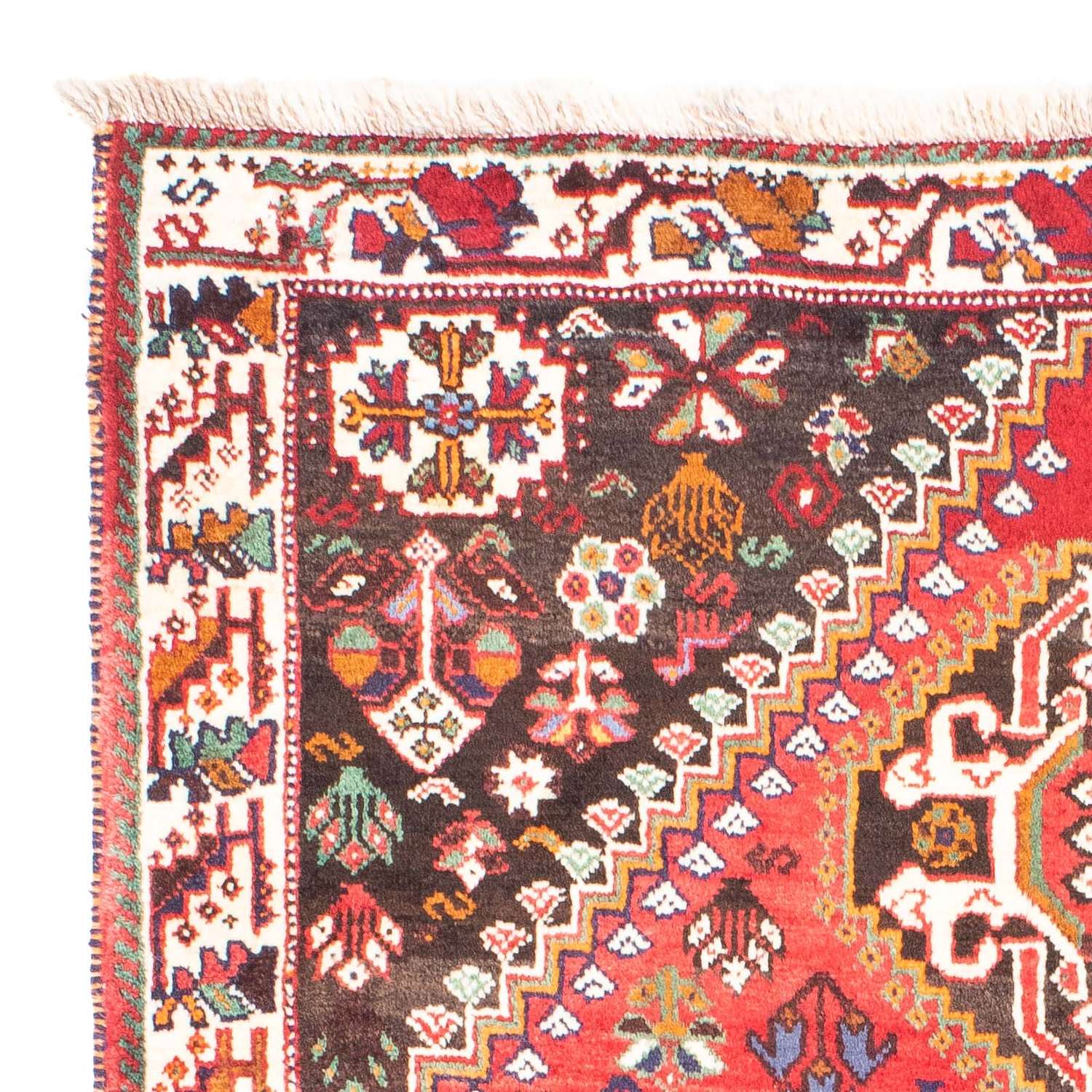 Perský koberec - Nomádský - 162 x 114 cm - tmavě červená