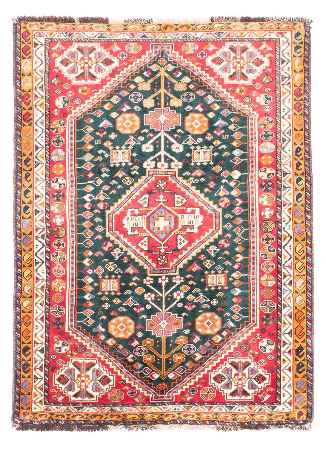 Persisk tæppe - Nomadisk - 150 x 110 cm - mørkeblå