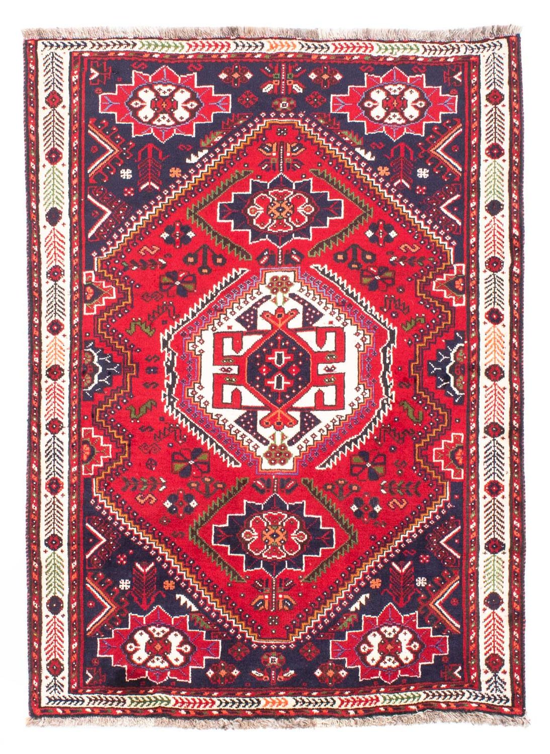 Tappeto Persero - Nomade - 158 x 117 cm - rosso scuro