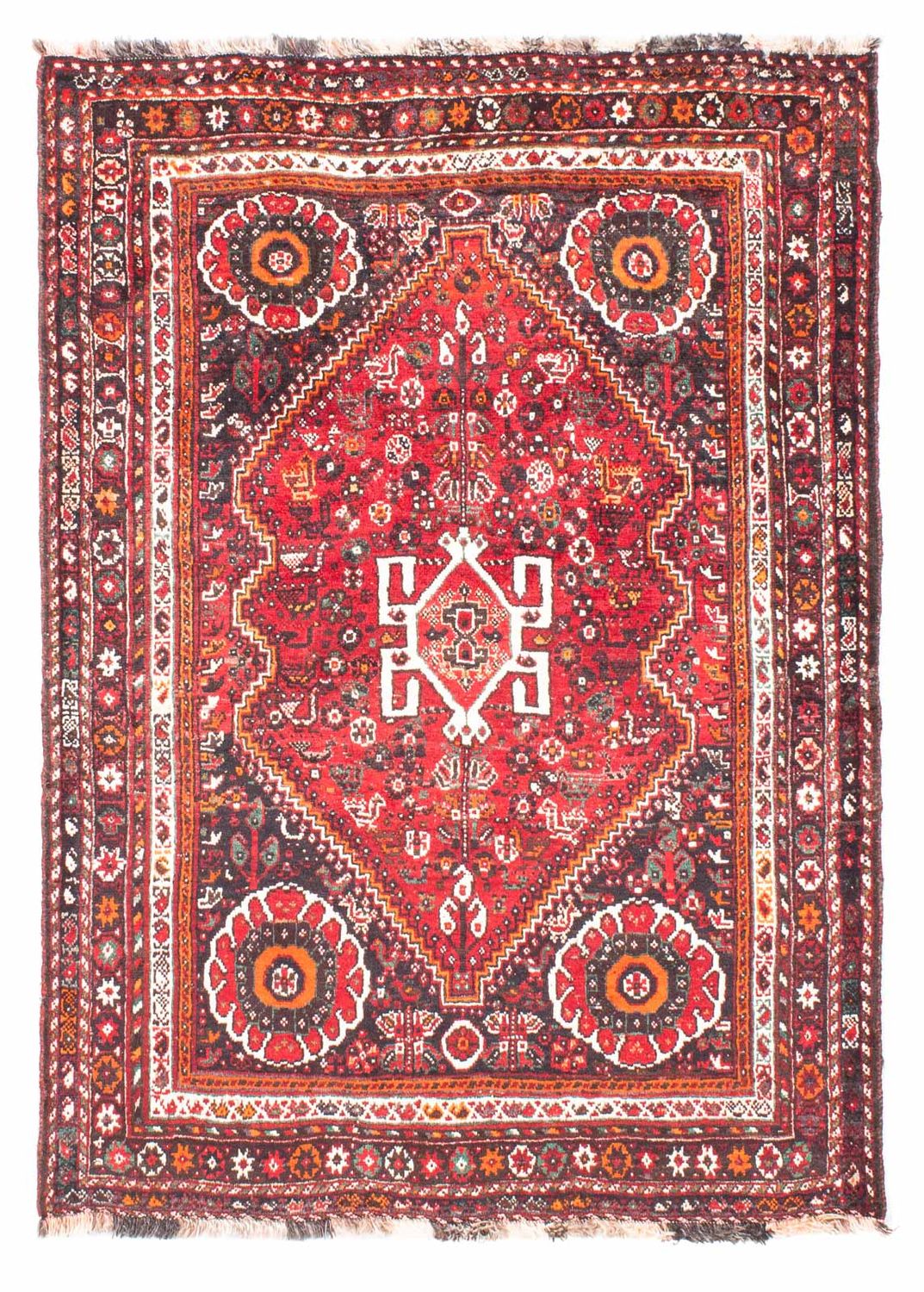 Perser Rug - Nomadic - 149 x 111 cm - dark red