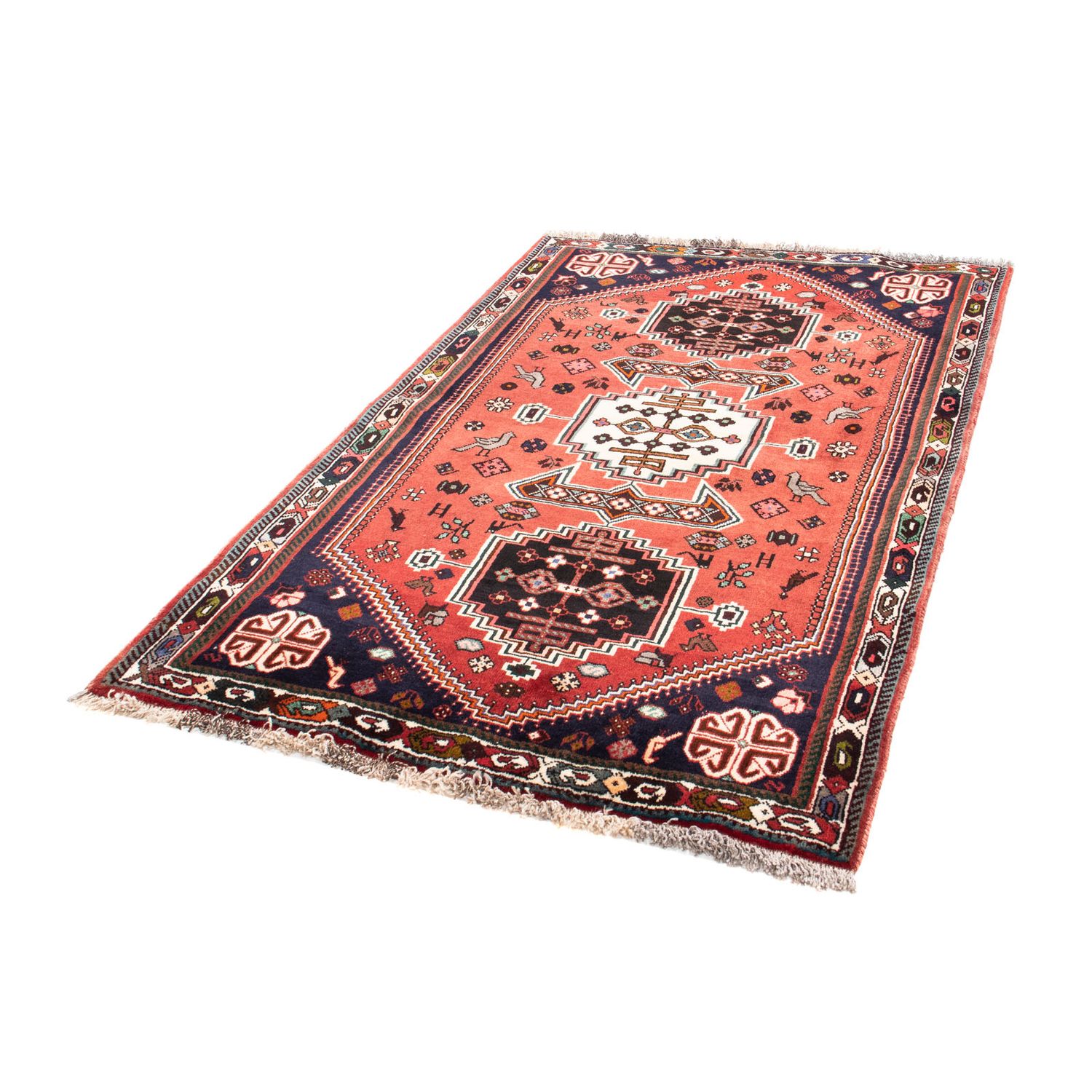 Perser Rug - Nomadic - 170 x 116 cm - dark red