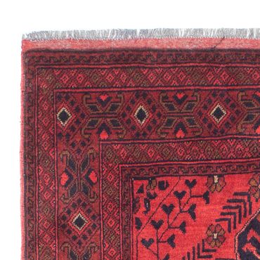 Afghan Rug - Kunduz - 146 x 104 cm - dark red