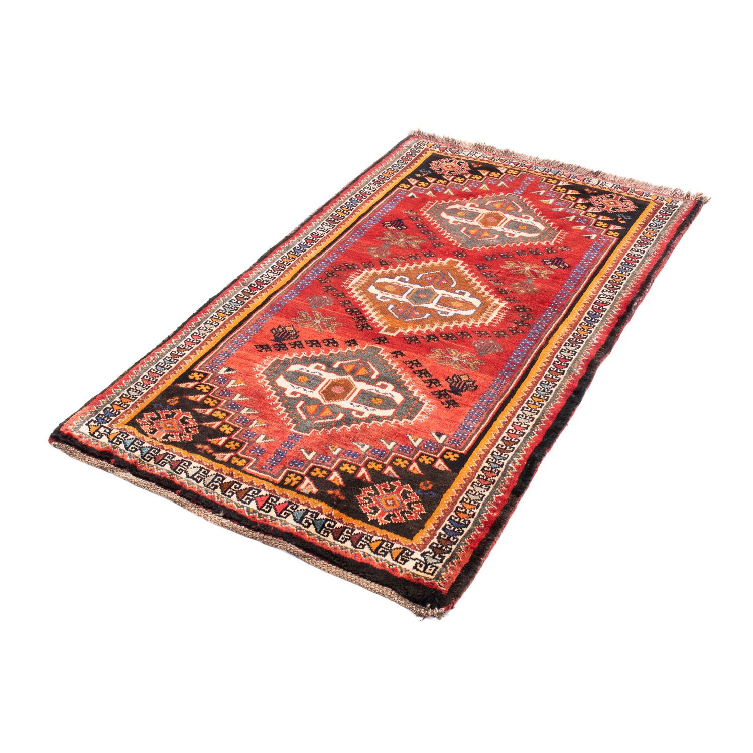 Perser Rug - Nomadic - 144 x 83 cm - red