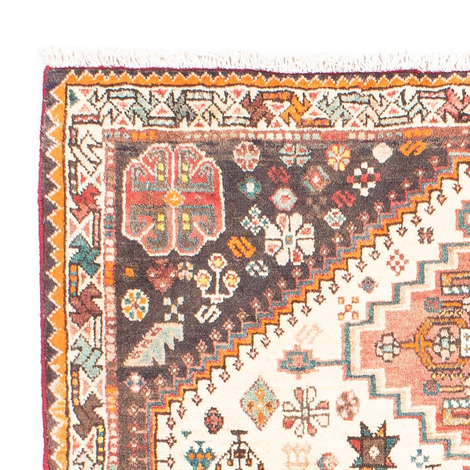 Perský koberec - Nomádský - 158 x 101 cm - béžová