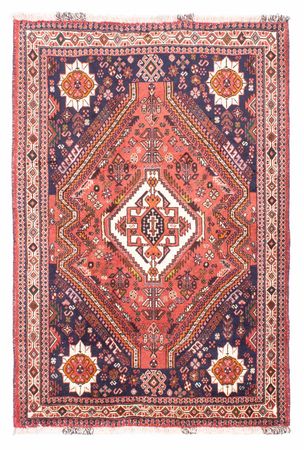 Tapis persan - Nomadic - 170 x 118 cm - rouge clair