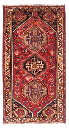 Tapis persan - Nomadic - 161 x 88 cm - rouge foncé