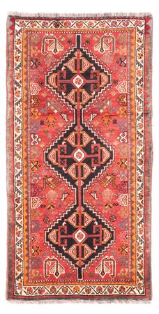 Tapis de couloir Tapis persan - Nomadic - 166 x 82 cm - rouge clair