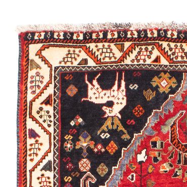 Tapis persan - Nomadic - 166 x 114 cm - rouge foncé