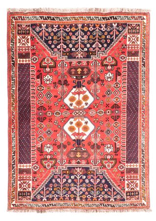 Tapis persan - Nomadic - 158 x 118 cm - rouge clair