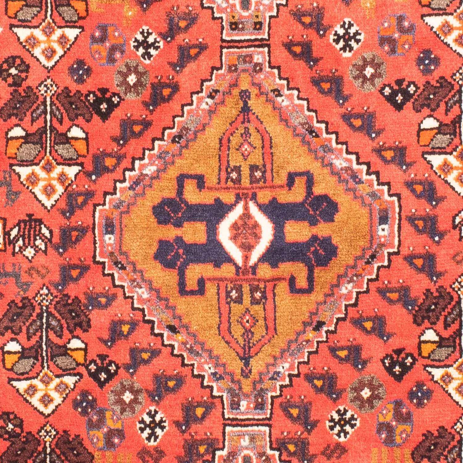 Tapis de couloir Tapis persan - Nomadic - 174 x 81 cm - rouge