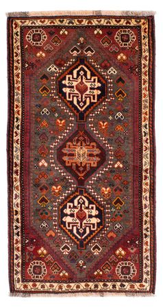 Perser Rug - Nomadic - 158 x 86 cm - dark brown