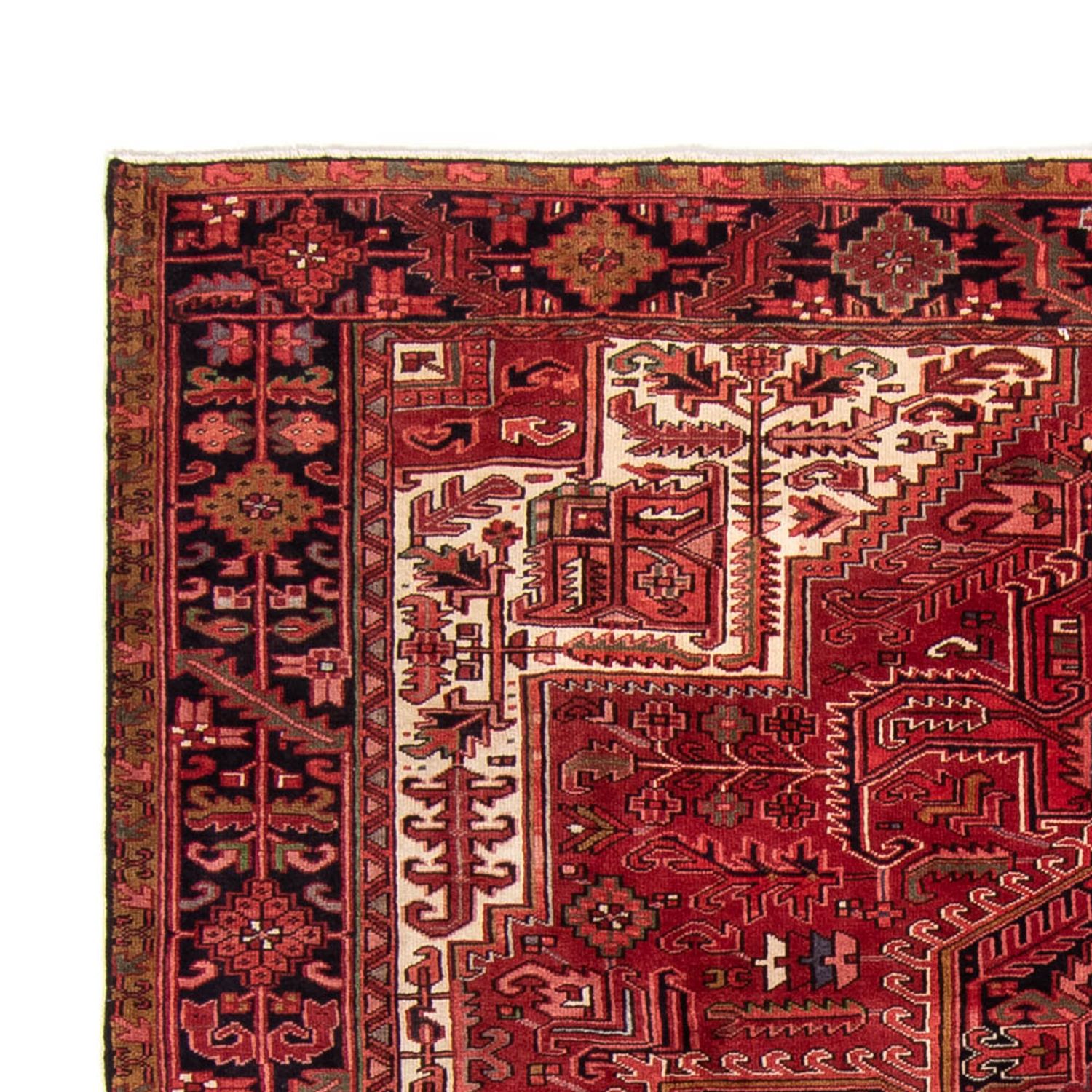 Tapis persan - Nomadic - 338 x 245 cm - rouge foncé