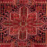 Alfombra persa - Nómada - 338 x 245 cm - rojo oscuro