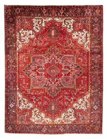 Tapis persan - Nomadic - 345 x 260 cm - rouge foncé