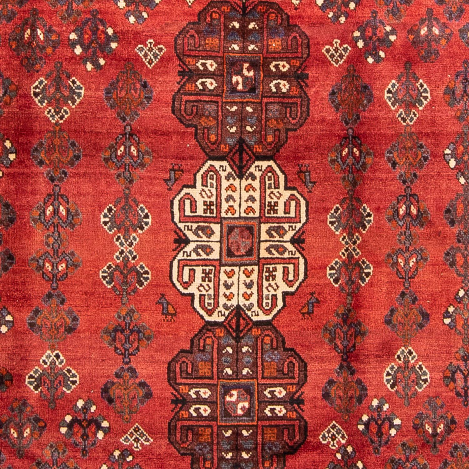 Tapis persan - Nomadic - 323 x 235 cm - rouge foncé