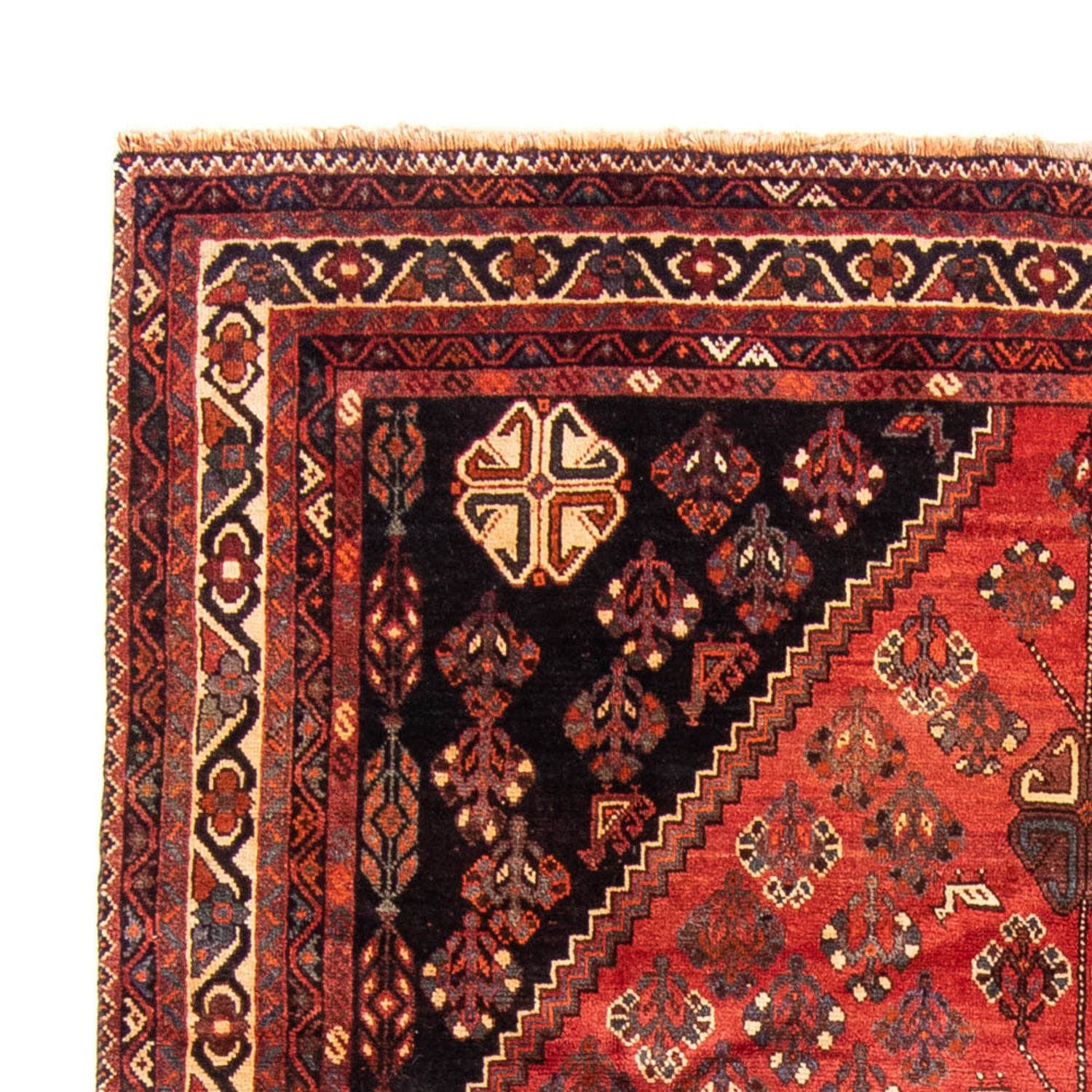 Tapis persan - Nomadic - 323 x 235 cm - rouge foncé