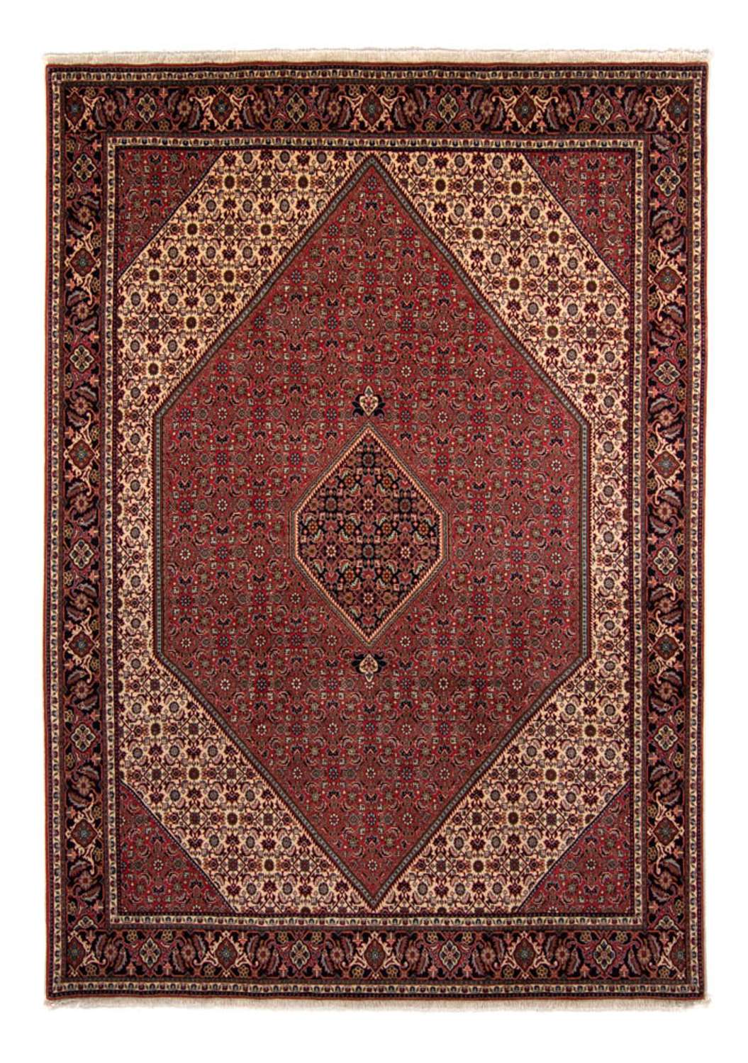 Alfombra persa - Bidjar - 343 x 248 cm - marrón