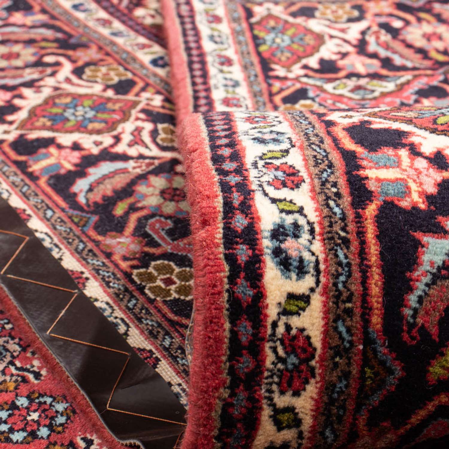 Persisk teppe - Bijar - 343 x 248 cm - brun