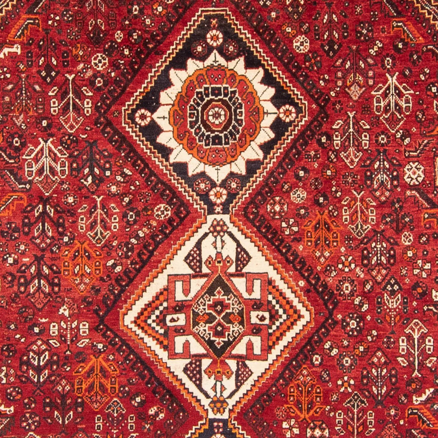 Perser Rug - Nomadic - 328 x 215 cm - dark red