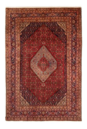 Tapis persan - Bidjar - 332 x 228 cm - rouge foncé