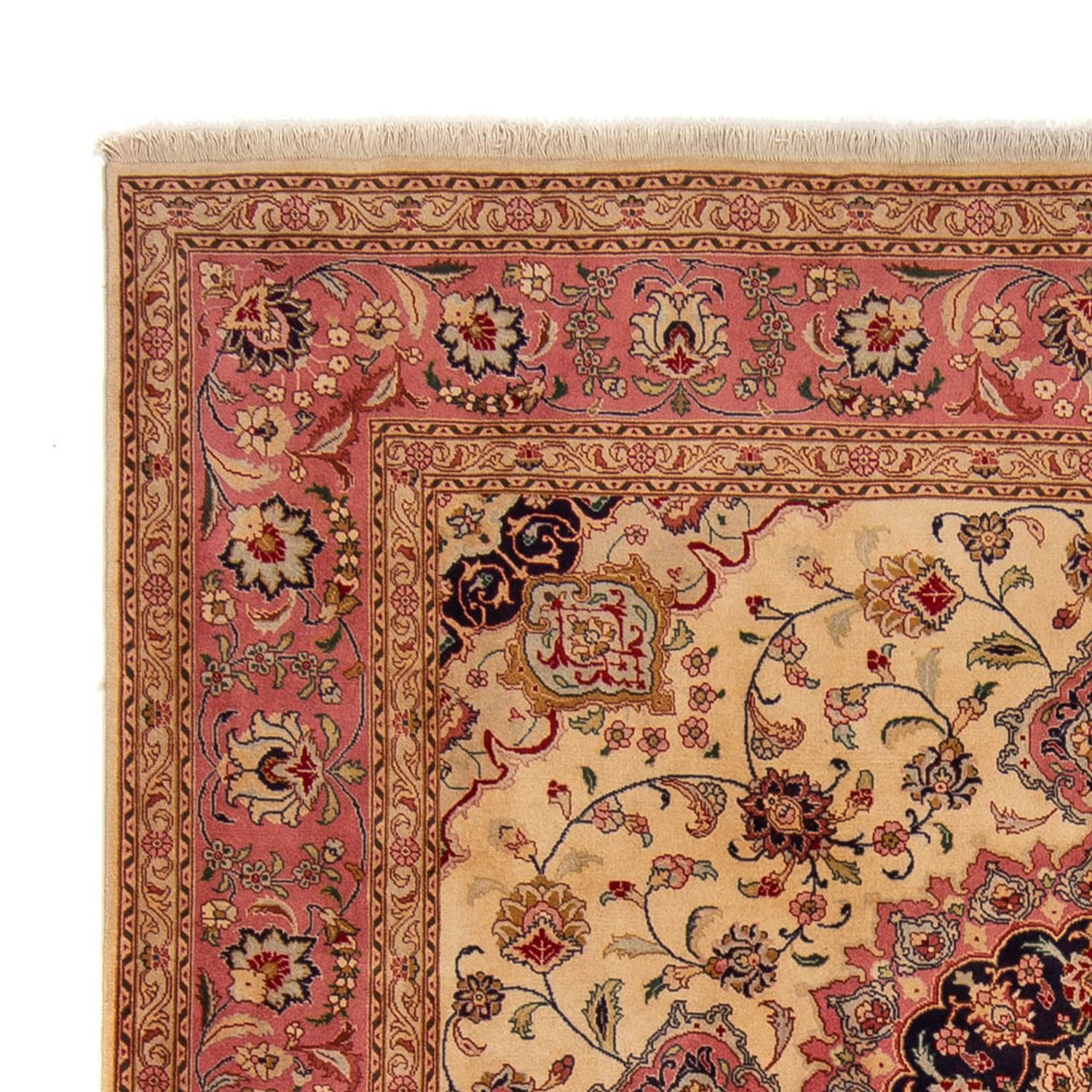 Tapis persan - Tabriz carré  - 250 x 244 cm - beige