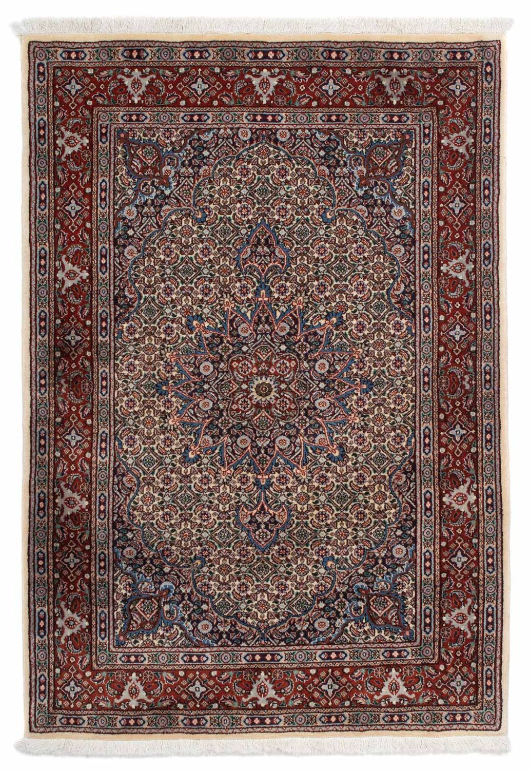 Tapis persan - Classique - 146 x 97 cm - bleu foncé