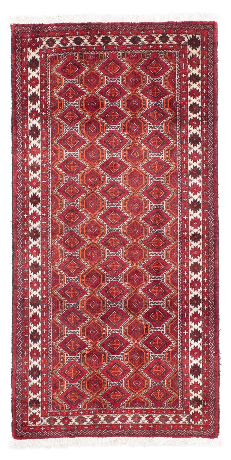 Corredor Tapete Baluch - 180 x 91 cm - vermelho