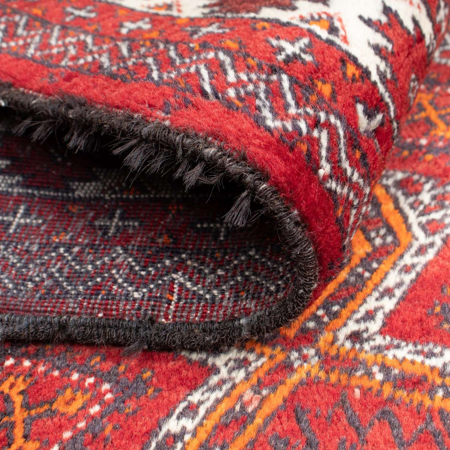 Runner Balúčský koberec - 180 x 91 cm - červená