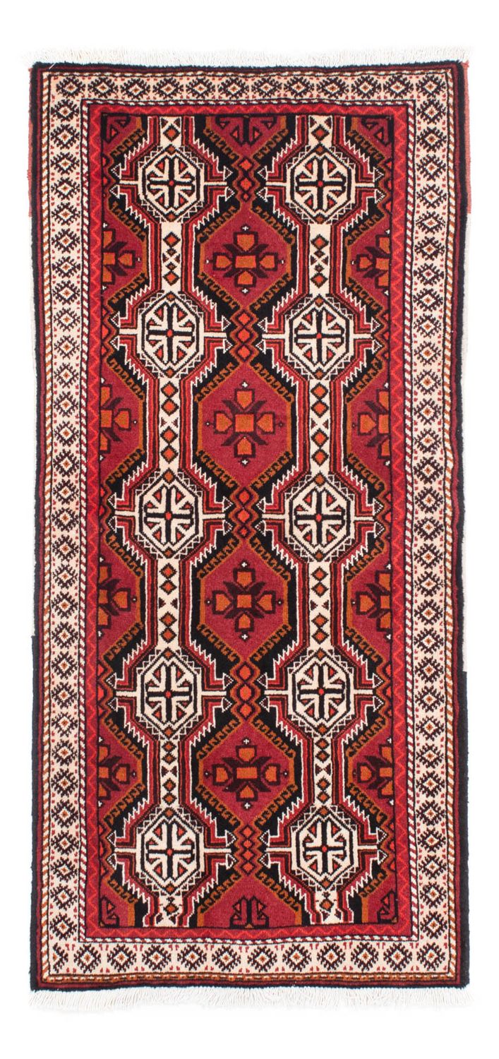 Loper Baluch tapijt - 164 x 76 cm - donkerrood