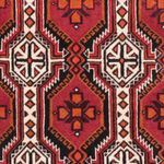 Runner Belutsch Rug - 164 x 76 cm - dark red