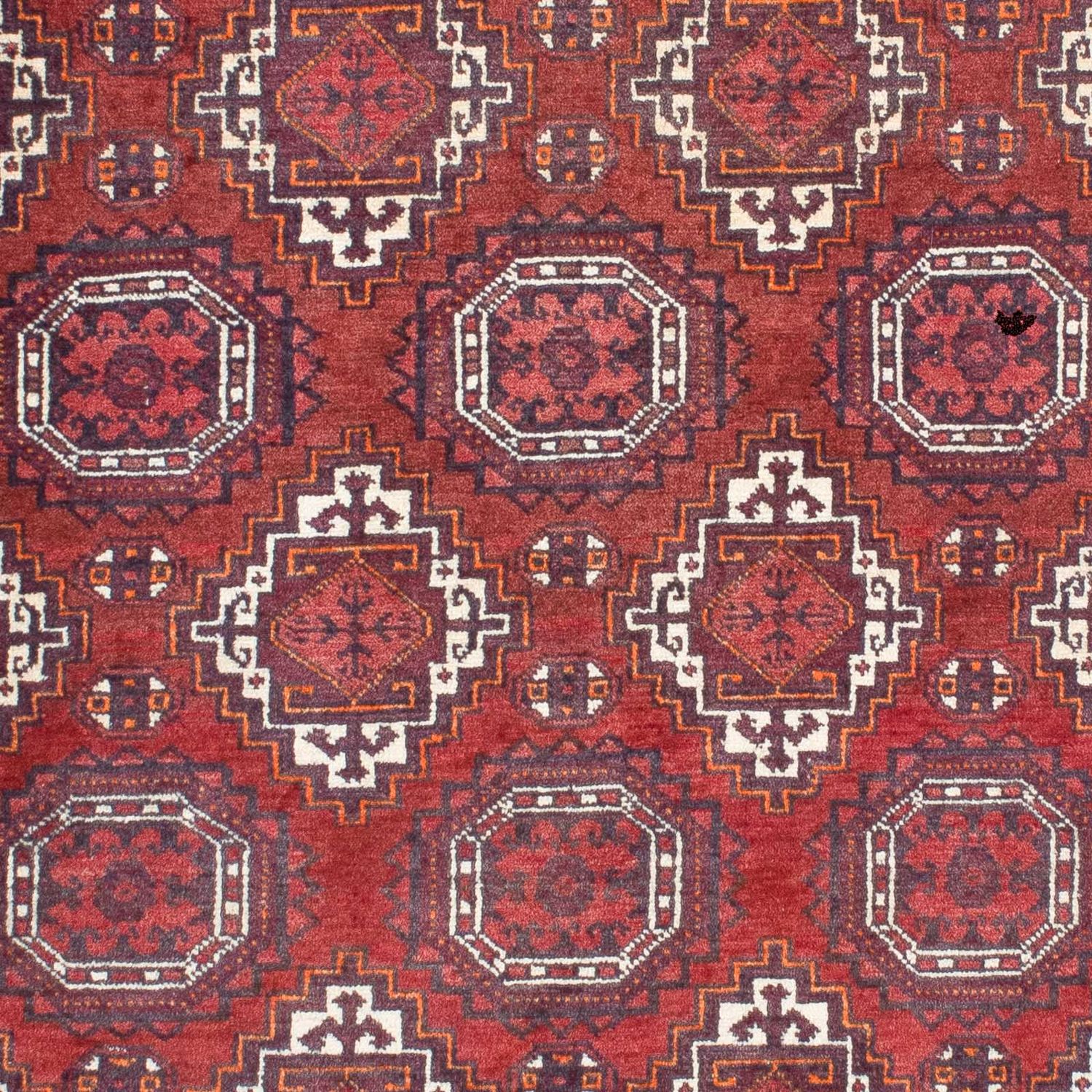 Alfombra Belutsch - 162 x 120 cm - rojo oscuro