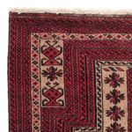 Tapis persan - Nomadic - 135 x 86 cm - rouge foncé