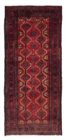 Runner Belutsch Rug - 164 x 80 cm - dark red