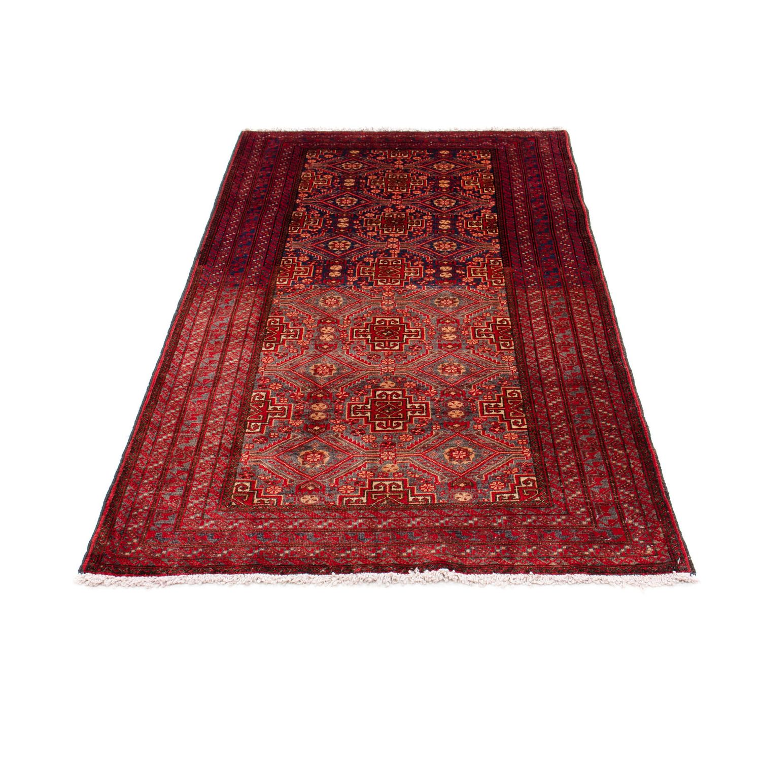 Runner Belutsch Rug - 175 x 92 cm - dark red